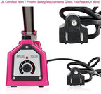 Sealer Pro, Patented 12-inch Impulse Heat Sealer, 7-mm Sealing Width Super Heavy Duty Bag Sealing Machine with Extra 2 Replacements, 1Fuse Included, Dragon Fruit