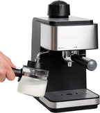 4 Cup Espresso Accessories Espresso Glass Coffee Pot Replacement for IMUSA, Hamilton Beach, Mr.Coffee, Breville, UNIVEN Espresso Machine,Black handle