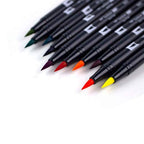 Tombow Dual Brush Pen Art Markers (10-Pack, Retro)