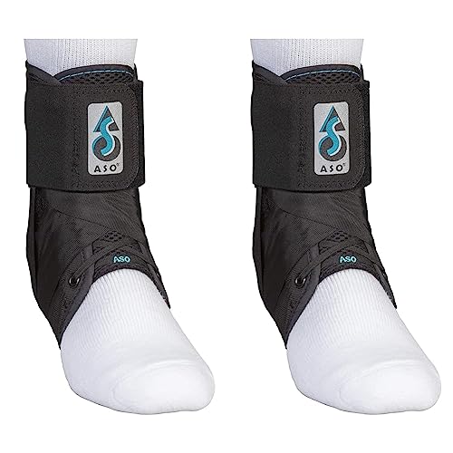 Med Spec 264014 ASO Ankle Stabilizer, Black, Medium & 264015 ASO Ankle Stabilizer, Black, Large