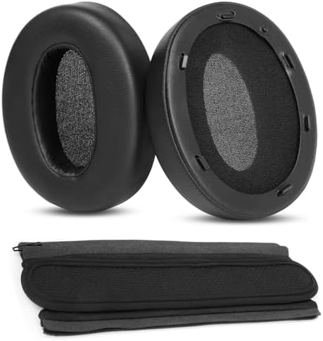 WH-XB910 Headset-YunYiYi Ear Pads Replacement Ear Cushions Compatible with Sony WH-XB910N XB910N Headset Earpads Headband Cover Parts (WH-XB910N)