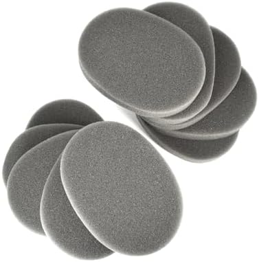 Cooling Gel Ear Pads Hearing Protector Replacement Ear Cushion for 3m worktunes Pads Replacement Ear Cushions (5 Pairs Solid Acoustic Foam)