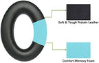 Aurivor Upgraded Ear Pads Cushions for Bose Triport 1 (TP-1) Triport 1A (TP-1A), Around-Ear 1 (AE1) Headphones, Replacement Covers with Noise Isolation Foam, Added Thickness