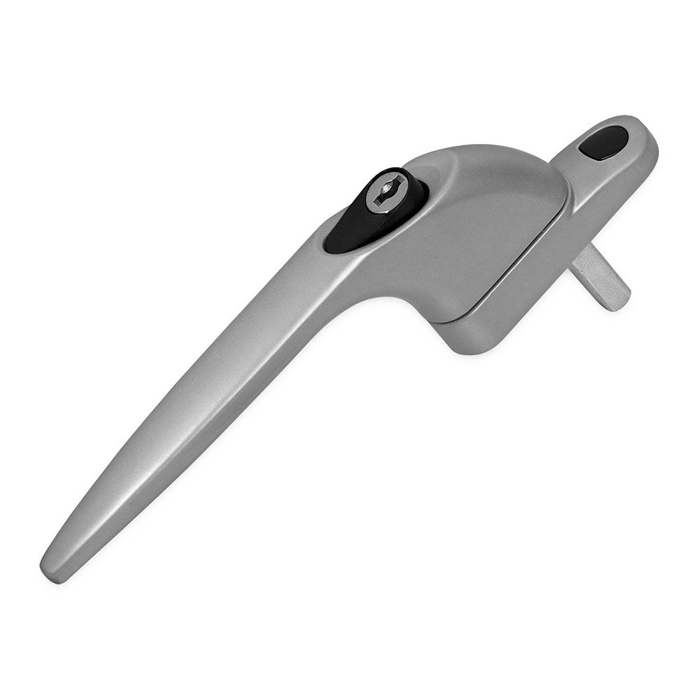 Yale uPVC Universal Window Handle Inline Locking Espag Double Glazing: Colour: White, Size: 20mm