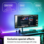 LIFX Lightstrip Color Zones, Wi-Fi Smart LED Light Strip, Full Color with Polychrome Technology™, No Bridge Required, Works with Alexa, Hey Google, HomeKit and Siri, 80" Kit