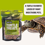 Fluker's Grub Bag Turtle Treats, Insect Blend, High Protein Freeze Dried River Shrimp, Crickets, and Mealworms, For Aquatic Turtles, Amphibians, and Reptiles, 12 oz