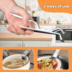 Stainless Steel Anti-scalding Clip Bowl Plate Clamp, Multi-Purpose Anti-Scald Bowl Holder Clip for Kitchen, Hot Plate Gripper Dish Clip Instant Pot Air Fryer Accessories Kitchen Gadgets (3)