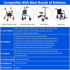 Hand Brake with 41'' Cable for 4-Wheel Folding Drive Rollator Rolling Walker Transport Wheelchair Mobility Knee Walkers Senior Medical Accessories