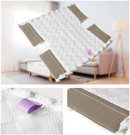 Alonyi 4 Pack Steam Mop Pads Replacement for Shark Lift-Away & Genius Steam Mop S3973 S3973D S5002 S5003 S6001 S6002 S6003 Part # XTP184 & P184WQ