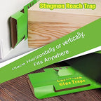 24 Pack Roach Traps Indoor Roach Killer Indoor Infestation, Cockroach Killer Indoor Home Cockroach Trap Sticky Traps for Insects