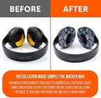 WC Wicked Cushions Replacement Ear Pads for Beats Studio 2 & 3 (B0501, B0500) Wired & Wireless | Does NOT Fit Beats Solo | Softer PU Leather, Enhanced Foam & Stronger Adhesive | 90's Black