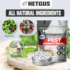 Pest Control Cream, Rodent Repellent, Peppermint Mouse Repellent, HETGUS Repel Rodents, Mouse, Mice, Rats, Ants, Roach, Bugs, Moths & Other Pest, Spider Repellent Indoor,Mosquito Repellent- 2P