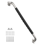 32 Inch Shower Grab Bar w/Anti Slip Rubber Grip, Munzong Stainless Steel Bathroom Grab Bar, Chrome Bathroom Balance Bar,Safety Handrail Support,Handicap Injury Elderly Senior Assist Bath Handle