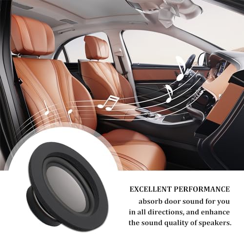 4PCS Speaker Foam Enhancer,6.5" Speaker Foam Rings for Enhancing Stereo Sound in Car Speakers,Universal Self-Adhesive Speaker Gasket Car Accessories for Car,Truck,SUV