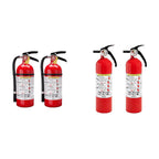Kidde Pro 210 2A:10-B:C Fire Extinguisher, Rechargeable, Multi-Purpose for Home & Office, 4 lbs. & Fire Extinguisher for Home, 1-A:10-B:C, Dry Chemical Extinguisher, Red, Mounting Bracket