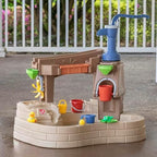 Step 2 Pump & Splash Discovery Pond Water Table, Kids Water Sensory Activity Pool, Summer Outdoor Toys, 10 Piece Toy Accessories, For Toddlers 2+ Years Old