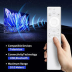 Voice BN59-01391A Frame tv Remote for Samsung tv Remote Replacement with Rechargeable Solar Cell and 4 Shortcut Buttons for Samsung Smart TVs Neo LED 4K 8k Ultra HD 2021-2023