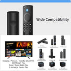Replacement Voice Remote Control for Amazon FireOS Device, Insignia, Toshiba, Pioneer Smart TV, Fit for Fire TVs Stick, Stick Lite, and Stick Cube