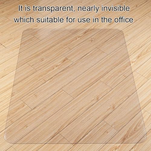 Vicwe Chair Mat for Hardwood Floor, 46” x 72” Large Office Chair Mats, Clear Floor Protector Mat, Easy Rolling Chair Mats for Office Home, Easy to Clean (Rectangle)