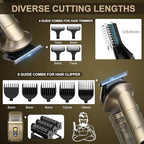 Hatteker Professional Hair Clipper Electric Razor Foil Shavers for Men Body Nose Ear Hair Grooming Kit with Triple Blades Cordless Waterproof