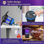 POWIFY Mosquito Trap Outdoor, Bug Zapper with Fluorescent UV Light, Fly Trap Mosquito Zapper with Suction Fan, Mosquito Killer for Gnat, Moth, Flying Insect (with Stand)