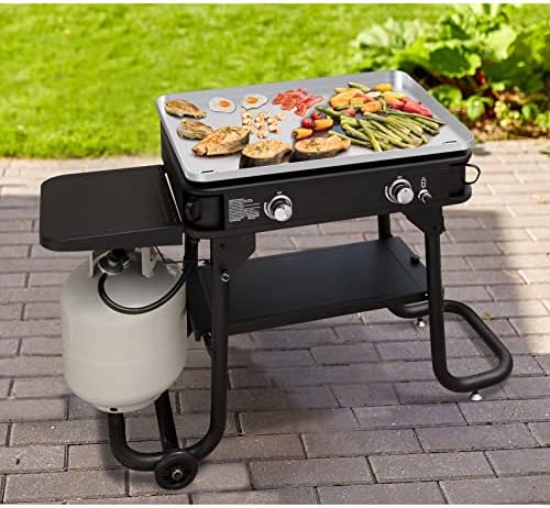 Stanbroil Stainless Steel Griddle Top for Cuisinart CGG-0028 28" 2-Burner Propane Gas Grill, 28 Inch Griddle Replacement Top with Dual Grease Management System