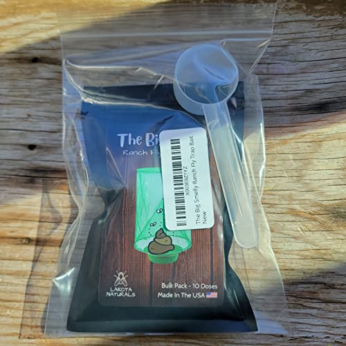 The Big Smelly Ranch Fly Trap Bait - Natural Fly Trap Bait Refills for Stable Horse Fly Trap