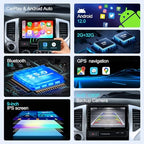 10.2 Inch Car Radio Stereo Upgrade Replacement for Jeep Wrangler JK Compass Grand Cherokee Dodge Ram with Wireless CarPlay/Android Auto/Touch Screen/Android12/GPS Navigation/HD Backup Camera