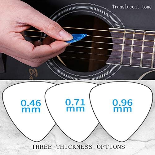 Guitar Bridge Pins 6pcs Pure Brass Endpin for Acoustic Guitar 6 Strings Nail Pegs Fixed Cone, Replacement Parts with Bridge Pin Puller Remover & 5 Guitar Picks - Kimlong