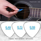 Guitar Bridge Pins 6pcs Pure Brass Endpin for Acoustic Guitar 6 Strings Nail Pegs Fixed Cone, Replacement Parts with Bridge Pin Puller Remover & 5 Guitar Picks - Kimlong
