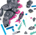 MEGA Godzilla x Kong The New Empire Building Set Action Figure Godzilla with 543 Pieces and Accessories, 8 Inches Tall, for Adult Collectors