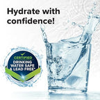 Camco TastePURE 10-Ft Water Hose - RV Drinking Water Hose Contains No Lead, No BPA & No Phthalate - Features Diamond-Hatch Reinforced PVC Design - 1/2” Inside Diameter, Made in the USA (22743)