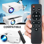 Replacement Remote for Mini Projector,Compatible with TMY V08,AuKing M8-F,NISOO M10,PANSEBA HI-04 Mini Projector.(1Pack)