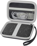 Case Compatible with HP Sprocket Portable 2x3/ Select 2.3x3.4/ 2nd Edition Printer, Travel Carrying Organizer Holder Fits for Zink Photo Paper, USB Cable and More Accessories - Black (Box Only)