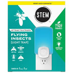 STEM Light Trap, Attracts and Traps Flying Insects, Emits Soft Blue Light, Starter Kit with 1 Light Trap and 1 Refill