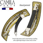 Camila Paris CP2553 French Hair Barrette Clip for Girls for Thick Curly Wavy Long Hair, Strong Hold Grip Hair Clips for Women, Automatic, No Slip Durable Styling Girls Hair Accessories, Made in France