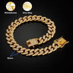 Gold Dog Chain Diamond Gold Chain Dog Collar Walking Metal Chain Collar with Design Secure Buckle Pet Collar Jewelry Accessories Dog Necklace for Small Medium Large Dogs Cats (Gold,20 Inch)