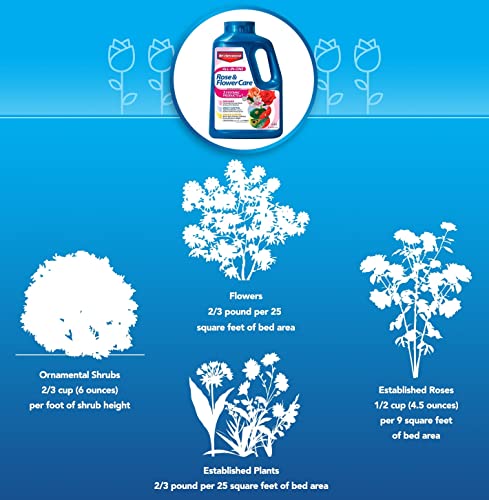 BioAdvanced All-In-One Rose and Flower Care I, Granules for Insects 4 lb