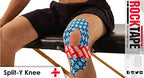 RockTape H2O 4-Inch Highly Water-Resistant Kinesiology Tape, 16.4-Foot Continuous Roll, H2O Black