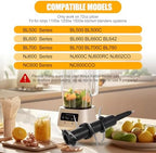 Blender 6 Blade Replacement Parts for Ninja 72 OZ Pitcher, Blender Accessories Compatible with Kitchen System 1100W 1200W 1500W Pitcher BL500C BL660C BL642 BL700C BL780 NJ600RC NJ602CO NC600CCO