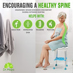 Dr. Maya Waterproof Seat Cushion for Shower Chair | Bathtub Cushion for Elderly Seniors and Disabled | Cushion Pillow for Comfortable Bathing | Fits Most Shower Chairs & Shower Benches