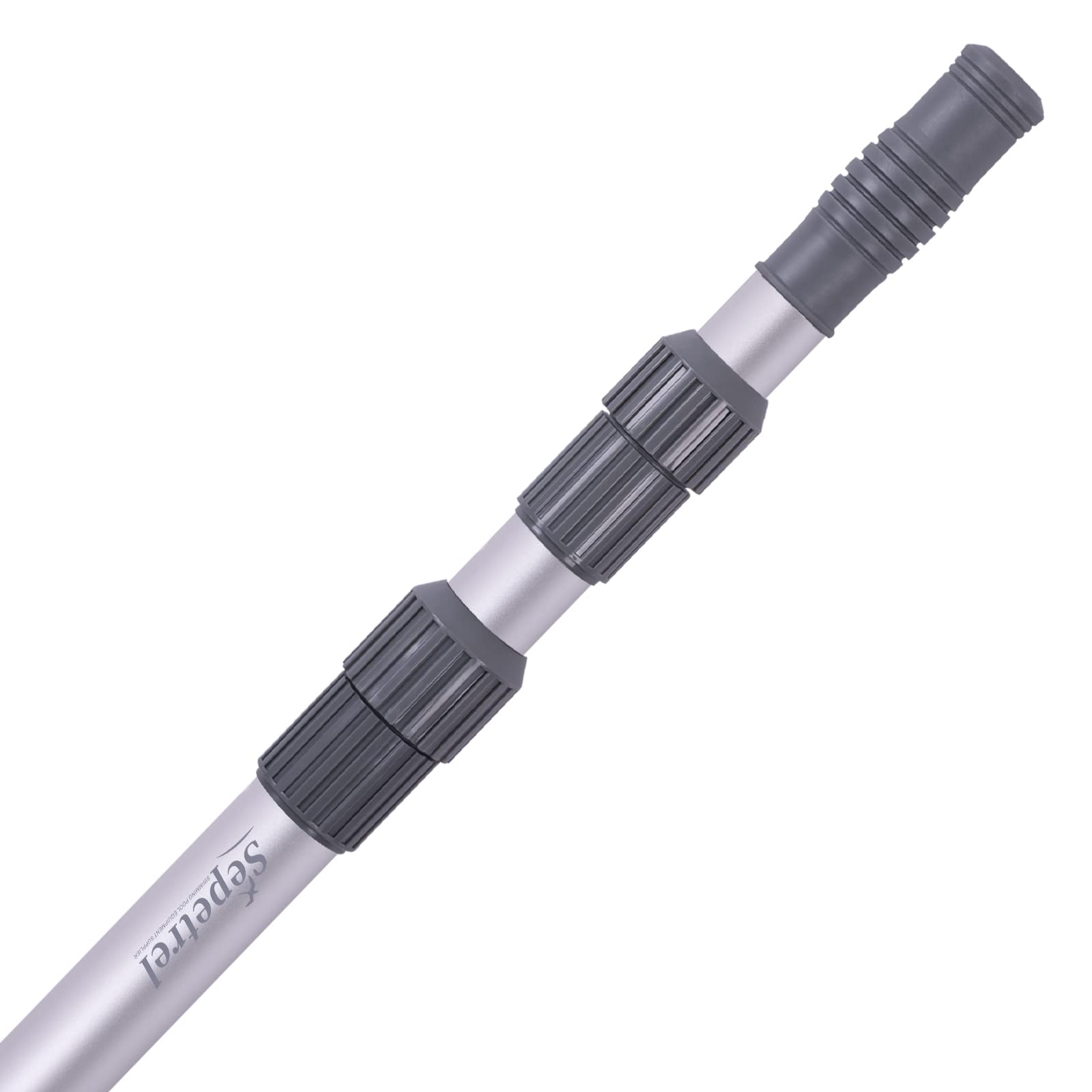 Sepetrel Pool Pole - Professional 15 Foot Telescoping Swimming Pool Cleaning Poles,Adjustable Telescopic Pole,for Skimmer Net,Brush,Vacuum Head
