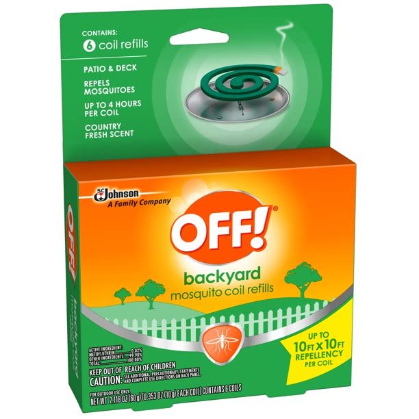 Off!. S C Johnson Country Fresh Scent Mosquito Coil III Refills, 6 Refills (Pack of 6)