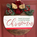 Christmas Stencils for Painting on Wood 12” Large Christmas Stencil Reusable Half Round Holiday Drawing Templates for Painting on Wood DIY Crafts Doormat Canvas Window Decor