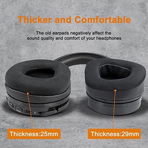SOULWIT Cooling-Gel Earpads Replacement for Turtle Beach Stealth 600 Gen 2/600 Gen2 USB/600 Gen 2 MAX/600 Gen3(600XB)/500 XB Wireless Headset, Ear Pad Cushions with Noise Isolation Foam - Black
