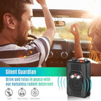 X-PEST Ultrasonic Rodent Repellent for Cars and Indoor 4 Packs, Battery Operated Mouse Squirrel Rat Deterrent with Strobe Light,Smart DetectioKeep Rodents Out of Car, Truck, RV, Boat Garage Attic Barn