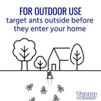 TERRO T1813 Outdoor Ready-to-Use Liquid Ant Bait Stake Killer Trap - Kills Common Household Ants - 8 Pcs