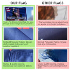 Trump 2024 Flag, Trump Vance 2024 Flag, 3x5 FT, 3-Ply Double-Sided, Fade-Resistant, UV-protected, Durable Heavy Duty Knitted Polyester Banner for Indoor and Outdoor with 2 Brass Grommets, Shooting Flag (Fight Flag)
