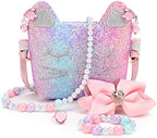 mibasies Purse for Little Girls Dress Up Jewelry Pretend Play Kids Accessories Mermaid Gifts
