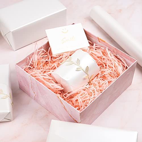 RUSPEPA Off White Metallic Wrapping Paper - Solid Color Matte Paper Perfect for Wedding, Birthday, Christmas, Baby Shower - 17.5 Inches X 32.8 Feet